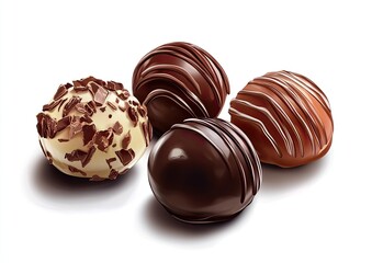 Fototapeta premium Exquisite, decadent, assorted chocolates