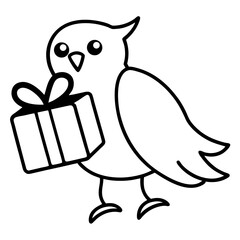 A cute cartoon illustration of a happy black elephant and a baby dog, smiling and having fun with a cheerful fish, all in a playful Halloween-themed design, featuring bright colors and a fun vibe