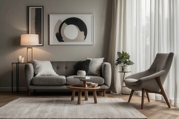 A Sophisticated and Elegant Living Room Setup