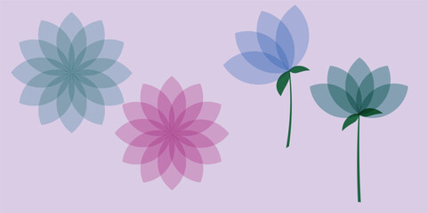 Flowers simple background natural art summer spring blossom vintage 