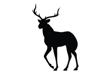 deer silhouette vector