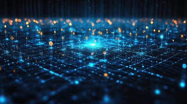 EDI and secure data exchange concept: Professional managing electronic data interchange systems for seamless global communication and cybersecurity.