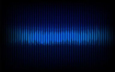 Obraz premium Abstract blue light streaks background black texture dark