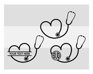 Heart Stethoscope Svg, SVG Bundle, Heart Beat, Stethoscope Svg, Circut Cut Files Silhouette, Nurse Svg, Stethoscope Health Heart, Medical Svg| Doctor Svg, Lifeline Svg, Science Svg, Heartbeat Clipart,