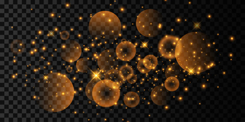 Bokeh effect.Christmas light effect.Vector illustration.