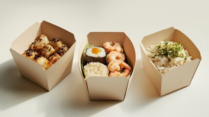 Food Box Packaging Mockup