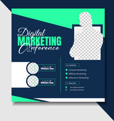 business webinar social media post design
