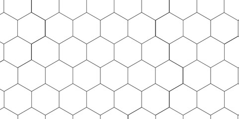 Hexagon honeycomb white Background with geometric hexagon shapes. Hexagonal structure futuristic white background and embossed Hexagon, science technology white background light shadow vector.