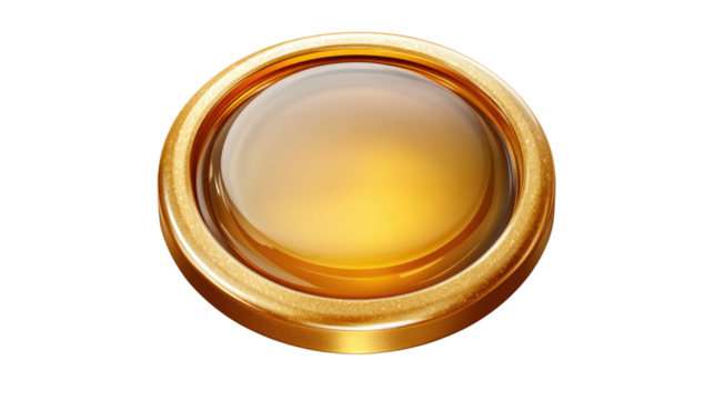 Golden Orb: A captivating view of a perfectly formed golden orb. The sleek, polished design and lustrous gleam, evoke a sense of luxury and allure. The orb's core seems to capture and refract light.