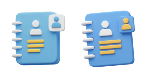 Dual Icons of User Profile with Different Details