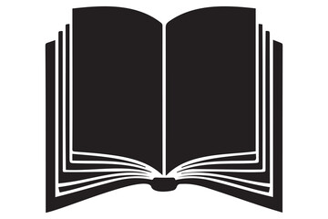 Book silhouette icon shape vector illustration
