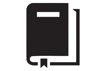 Book silhouette icon shape vector illustration
