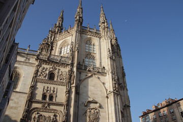 cathedral gothic in burgos in spain 
