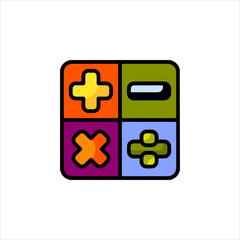 Fototapeta premium plus minus icon