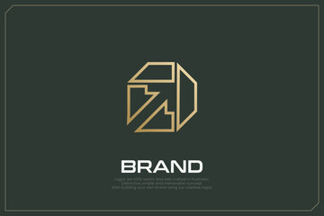 Global Networking Trading Logo Gold