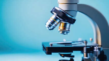 Fototapeta premium Microscope Close-up: Exploring the Microscopic World