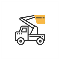 forklift truck icon