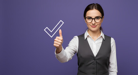 Success, Checklist, Goals, Businesswoman, Achievement