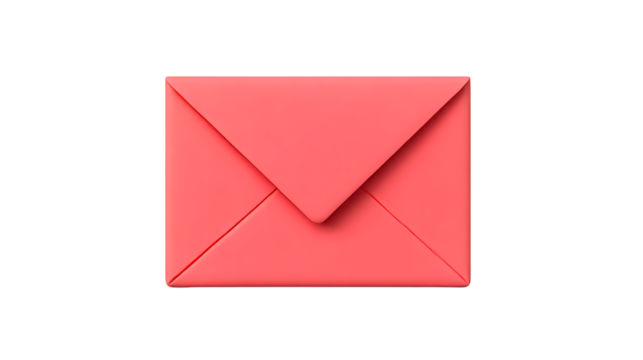 Envelope mockup, correspondence, letter, mail sending, message, cut out transparent