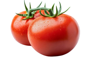 juicy red tomatoes on vine