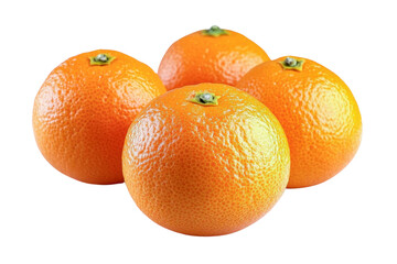 ripe mandarin oranges on white background