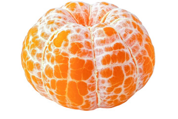 peeled mandarin orange segment - vibrant citrus fruit