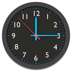 Clock 3D Icon Illustration