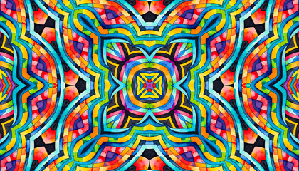 Abstract bright multicolor background, colorful watercolor pattern