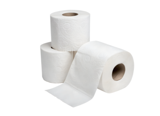 Bathroom Tissue Roll Mockup Realistic toilet paper roll PNG cutout on a transparent background, ideal for branding, ad campaigns, packaging design, and hygiene-related marketing projects