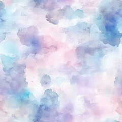 Brush abstract watercolor background with seamless pattern