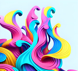 abstract wave Gradient purple color gradient background abstract design modern,generative ai