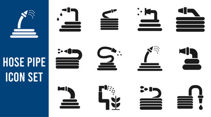 Hose Pipe icon set