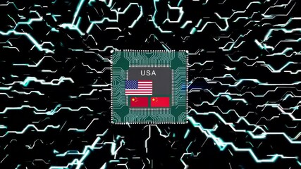 Microchip sparking digital rivalry between usa and china - Powered by Adobe