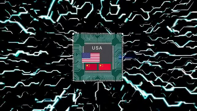 Microchip sparking digital rivalry between usa and china