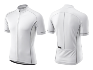 sleek cycling jersey mockup showcasing modern design with comfortable fit and practical features for avid cyclists