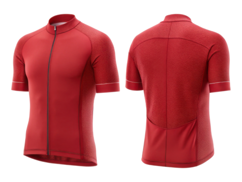 vibrant cycling jersey mockup showcasing sleek design and breathable fabric perfect for outdoor adventures
