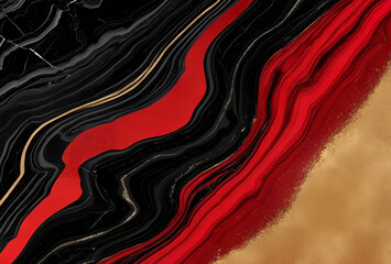 Obraz premium Artistic Composition of Marble with Vivid Colors