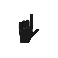  Hand icon isolated on white background
