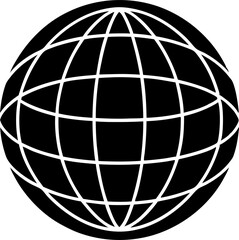 globe icon vector