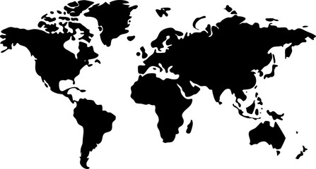 world map vector illustration