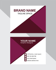 Fototapeta premium Modern business card design professional