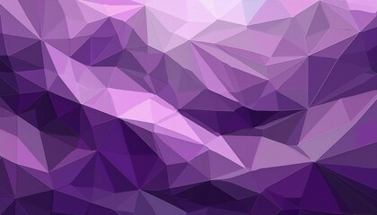 Naklejka premium Low poly background purple. Generated image