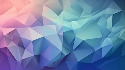 Obraz premium Abstract geometric shapes in soft gradient colors.