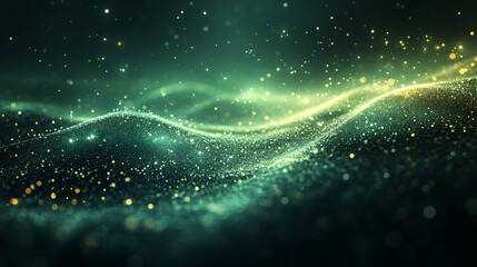 give me all the green sparkle wave