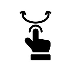 gesture control glyph icon
