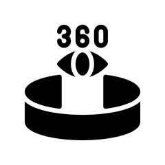 360 glyph icon