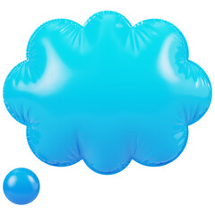 Inflatable Thought Balloon 3D Icon Illustration
