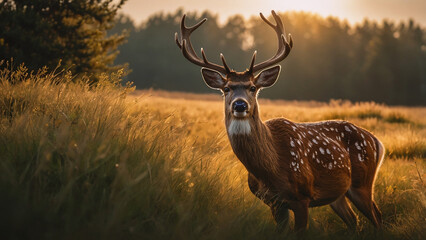 deer in the field