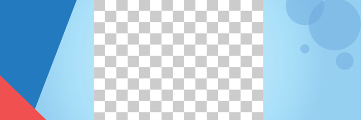 Abstract Background Design with Color Blocks and Circles