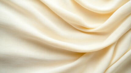 Obraz premium Closeup of textured white fabric, detailed background for design and textile projects